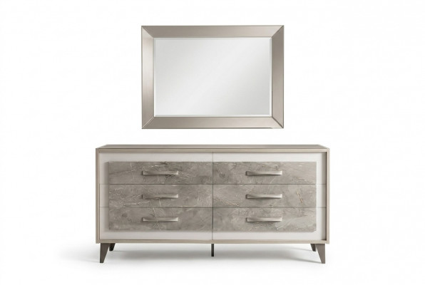 Designer Kommode Sideboard Anrichte Regal Wunnzëmmer Luxus