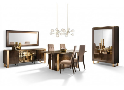 Iessdësch Dësch Grupp Iesszëmmer Holz Wunnzëmmer Garnitur Design Still