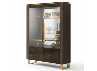 Glasvitrine Vitrine Vitrinnen Luxus Schaf Holz Stil Glas Regal Schiefen