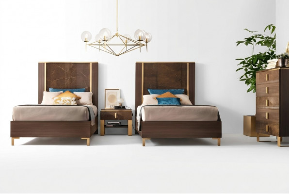 Schlofkummer Luxusbett Holz 120x200cm Royal Bett Luxus Bett Nei