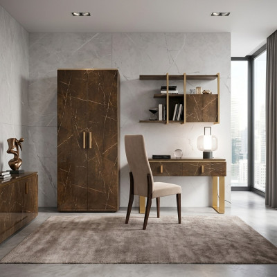 Klassesche moderne Stil Still Holz Textil Fotel Clubssëtz Polster Design Lounge