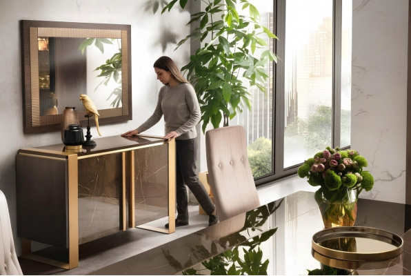 Kommode Designer Sideboard Side Low Board Schaf Wunnzëmmer Dekor Regal