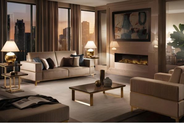 Canapé-Sfaar 311-Sëtz Sofa Sëtz Couch Polster Garnitur Modern Couchen Sofas