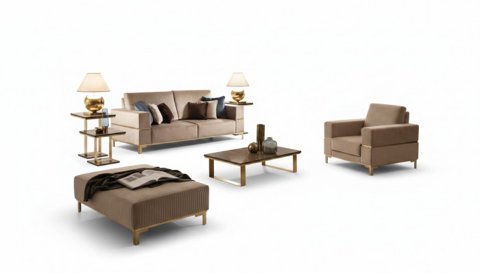 Canapé-Sfaar 311-Sëtz Sofa Sëtz Couch Polster Garnitur Modern Couchen Sofas