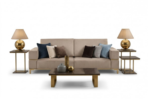 Design Klassesch Sofa Canapé Sofas Polsteren 3 Sëtzer Couchen Sëtz NeiDräisëtzer