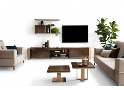 Luxus Sideboard TV Lowboard RTV XXL Schaf Tisch Wunnzëmmer Holz RTV Neien Hotel