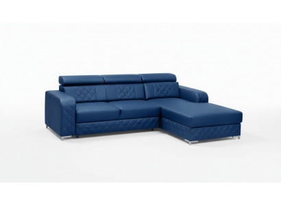 Ecksofa L-Form Lieder Modern Miwweldesign Wunnlandschaft Canapé Samt Stoff Textil