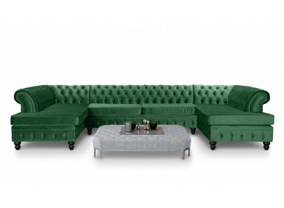 Modernen Design Luxus Couchdësch Textil Chesterfield Wunnzëmmerdësch Couchdëscher