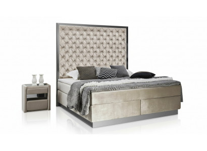 Komplett Bett Boxspring Better Luxus Design Schlofzëmmer Miwwelen Edelstol