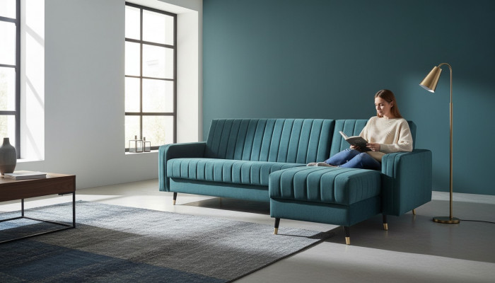 Design Luxus Eckcouch Sofa Couchen Polster Eck Garnitur Moosschneiderei méiglech