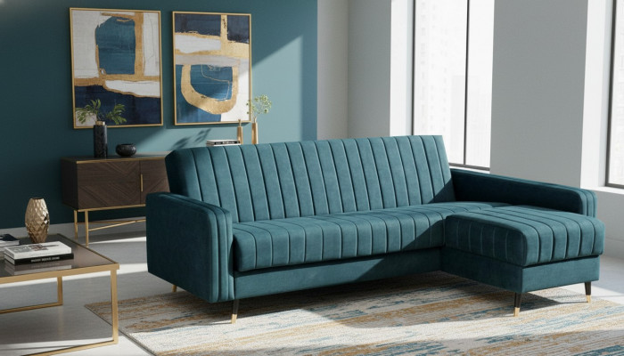 Design Luxus Eckcouch Sofa Couchen Polster Eck Garnitur Moosschneiderei méiglech