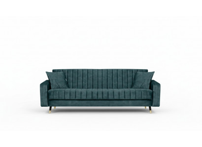 Dräisëtzer Stoff Wunnzëmmer Rosa Design Sofa Sofas Samt XXL grouss Polster Couchen