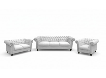 Dräisëtzer Stoff Stuff wäiss Design Sofa Sofae Samett xxl grouss Polster Couchen