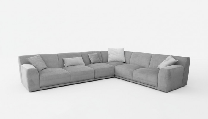 Ecksofa L-Form Design Couche Textil Stoff Wunnlandschaft Eckgarnitur Sofae Couchen