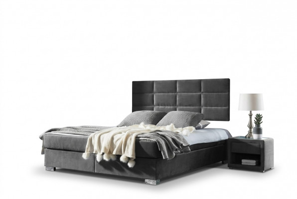 Boxspringbett duebel Better Luxus Schlofzëmmer Designer Duebelbetter 160x200 Nei
