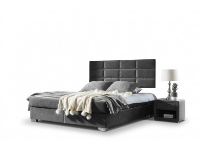 Boxspringbett duebel Better Luxus Schlofzëmmer Designer Duebelbetter 160x200 Nei