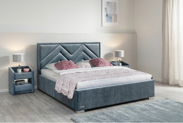 Komplett Schlofzëmmer Set Bett 2x Nuetsdësch 3 stéck. Sets Designer Luxus Better