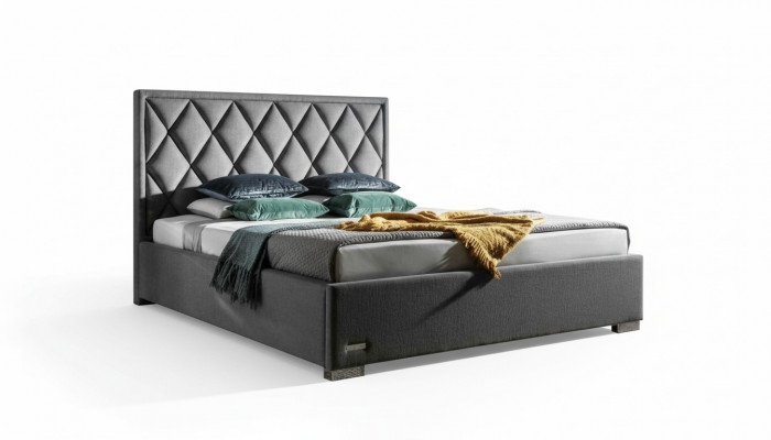 Designer Bett Textil Schlofzëmmer Design Miwwelen Luxus Better Polster Gestell Nei