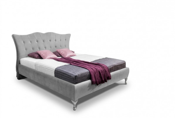 Klassesch Schlofzëmmer Better Textil Bett Stoff Chesterfield 140x200 Duebelbett