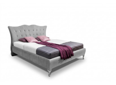 Klassesch Schlofzëmmer Better Textil Bett Stoff Chesterfield 140x200 Duebelbett