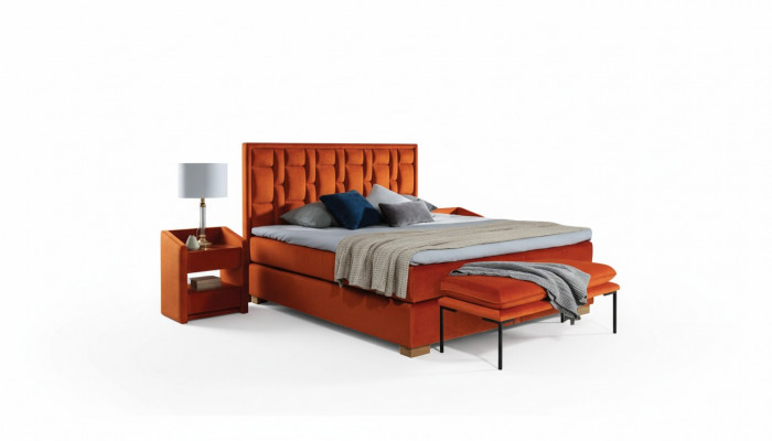Bett Textil Schlofkummer Miwwelen Modern Better 140x200 Bettrahmen Boxspring Nei