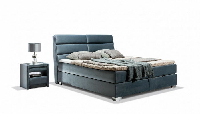 Bett Textil Schlofzëmmer Design Miwwelen Modern Luxus Better Bettgestell Samett Nei