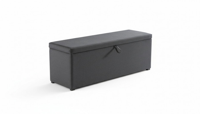 Hocker Pouf Féisshocker Hocker Polsterhocker Sëtzocker Bäisetellstoff Gepolstert