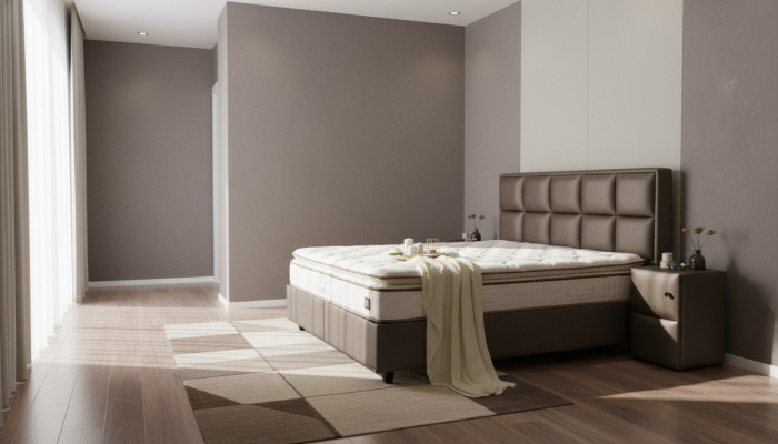 Bett Lieder Schlofzëmmer Miwwelen Qualitéit Modern Better Boxspring Nei