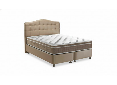 Bett Lieder 2x Nuetsdësch 3 Stéck Schlofzëmmer Set Miwwelen Modern Luxus Better Neien