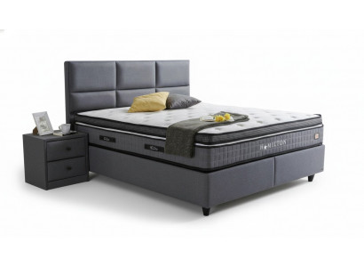 Bettgestell Stoff Miwwelen Luxus Modern Better Bett Textil Schlofkummer Design Neit