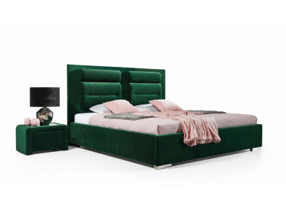 Luxus Boxspringbett Duebel Design Stoff Hotel Gréng Better Schlofzëmmer Miwwelen