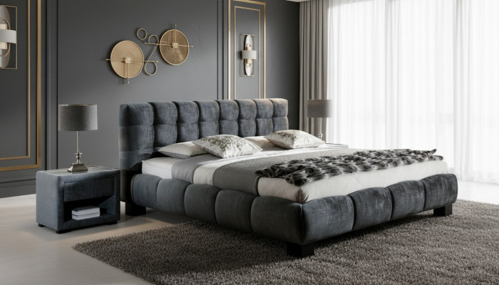 Luxus Schlofzëmmer Bett Klassesch Better Miwwelen Modern Miwwelen Bettgestell Nei