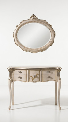 Miwwel Stil Barock Konsolendësch Wanddësch Dësch Sideboard Klassesch Massivholz.