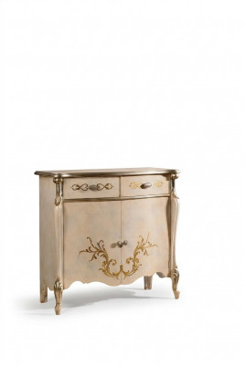 Luxuriéis Miwwelen Holzstil Barock Wäiss Schaf Kommod Schranken Designer
