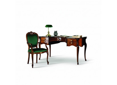 Schreifdësch Barock Rokoko Dësch 2tl. Set Garnitur Italienesch Miwwelen