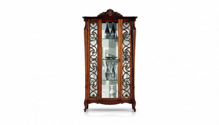 Klassesch Schafpafamillen Design Schief Glasvitrinen Italienesch Miwwel Nei