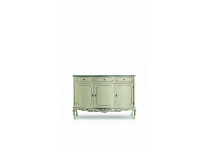 Designmiwwelen Stil Klassesch Kommode Wäiss Sideboard Holz Italienesch