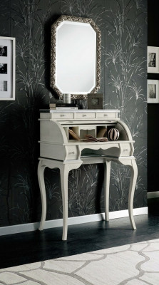 Miwwelen Luxus Sekretär Antik Barock Stil Schminnkonsolendësch Komod Sideboard Nei