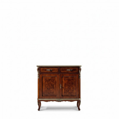Sideboard Kommod Schaf Schief Designer Miwwelen Holz Anriicht Italienesch Miwwelen