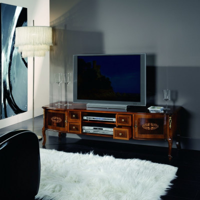 Design Sideboard tv Lowboard rtv Schaf Tisch Wunnzëmmer Holz Miwwelen Barock Stil Neit