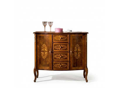 Italienesch Stil Miwwelen Luxus Konsolendëscher RTV Bruon Kommode Stil Barock Antik Stil Nei