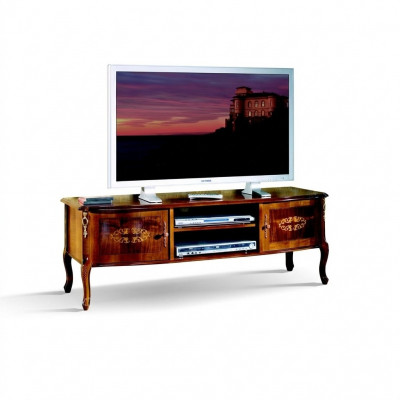 TV Lowboard RTV Schaf Dësch Wunnzëmmer Holz Miwwelen Barockstil