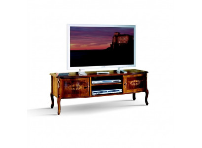 TV Lowboard RTV Schaf Dësch Wunnzëmmer Holz Miwwelen Barockstil