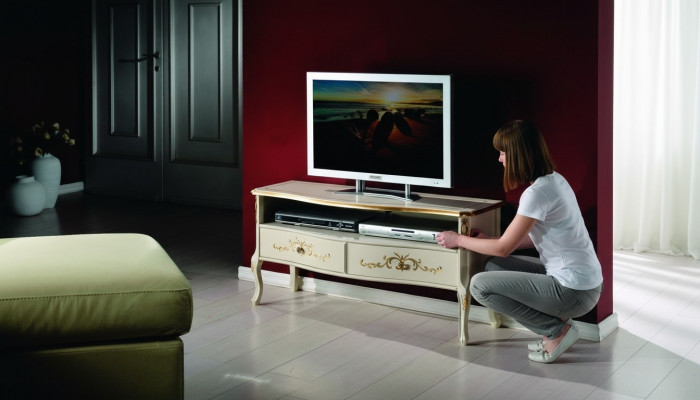 Design Säitenschaf tv Schaf rtv Italienesch Miwwelen Wunnzëmmer Holz Miwwelen