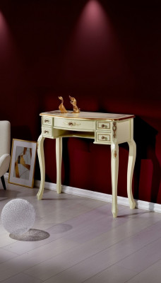 Design Luxus Miwwelen Sekretär Antik Stil Barock Dësch Holz Italienesch Miwwelen Neit