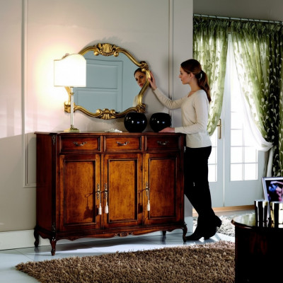 Italienesch Miwwelen Stil Barock Kommode Schaf Luxus Schief Design