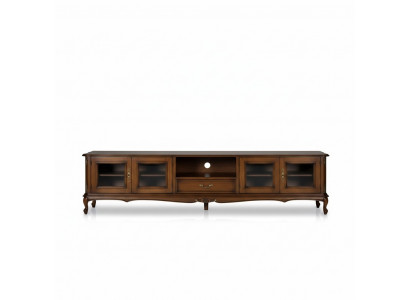 Luxus-Säitestéck TV-Schränk RTV Design Italienesch Miwwelen Wunnzëmmer Holz Barock Stil