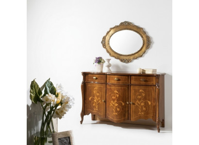 Design Miwwel Stil Barock Kommode Schaf Brong Design Luxus Holz