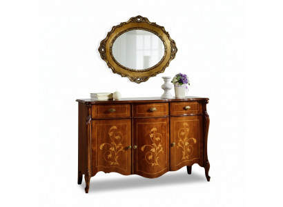 Miwwelen Stil Barock 2-teil. Set Luxus Holz Italienesch Luxus Miwwelen Kommode