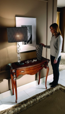 Holz Italienesch Miwwelen Konsolendësch Brong Miwwelen Stil Barock Design Miwwelen Nei